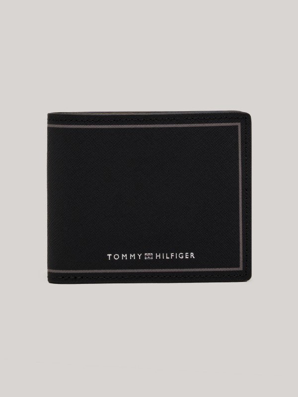 TOMMY JEANS - Men's trifold wallet with Velcro fastening
