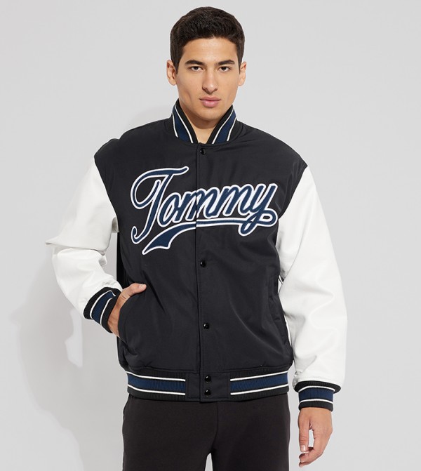 Logo Embroidered Long Sleeves Jacket