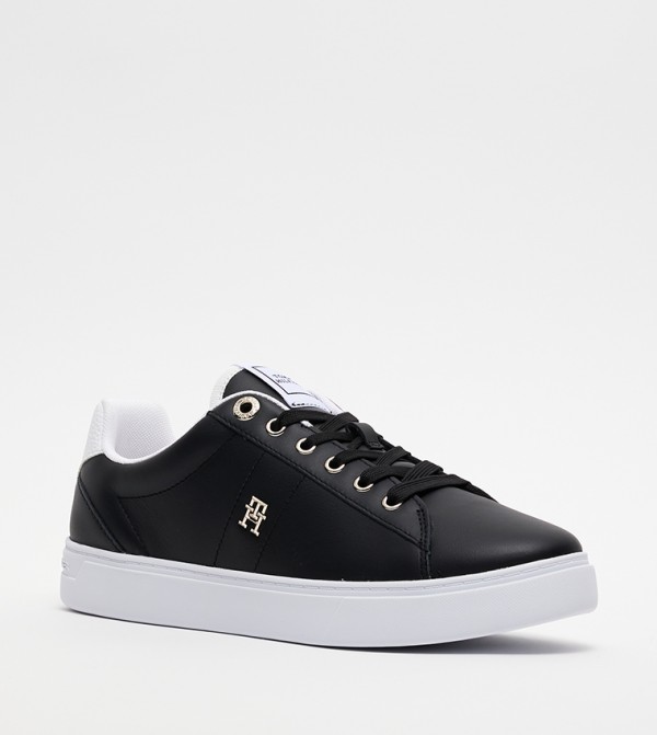 Logo Detail Lace-Up Sneakers