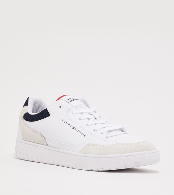 Color Block Lace Up Basketball Sneakers