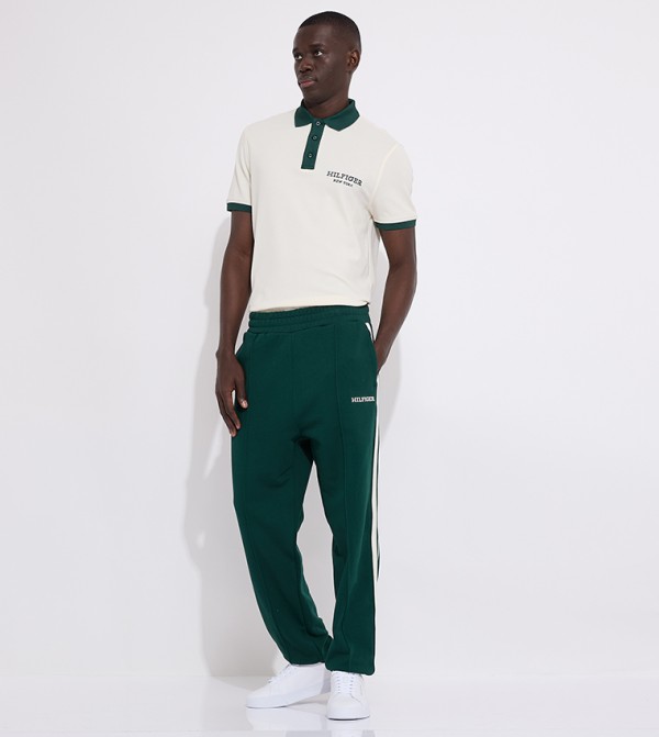 Monotype Detail Sweatpants