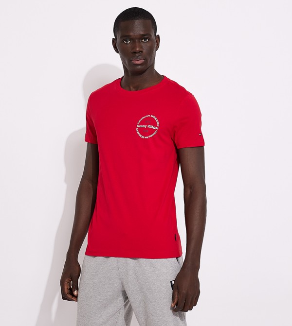 Printed Crew Neck T-Shirt