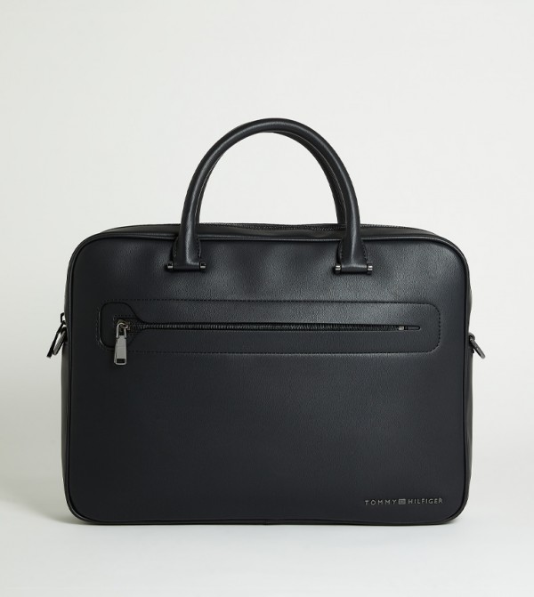 Logo Detail Laptop Bag