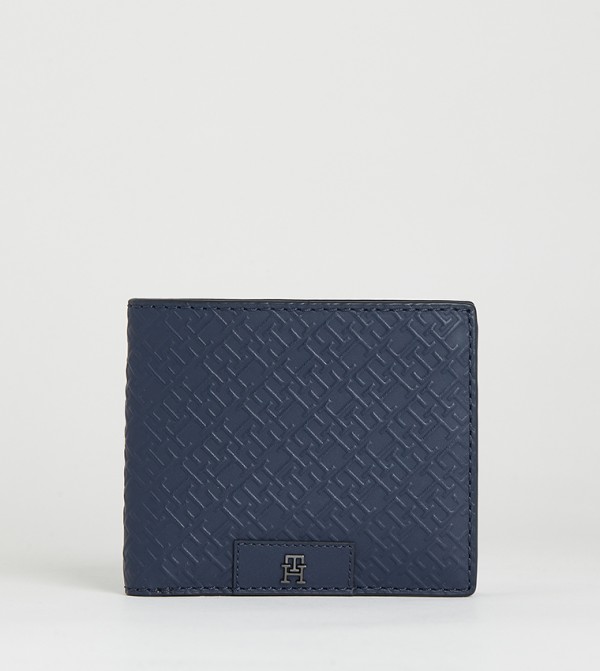 Monogram Detail Bi-Fold Wallet