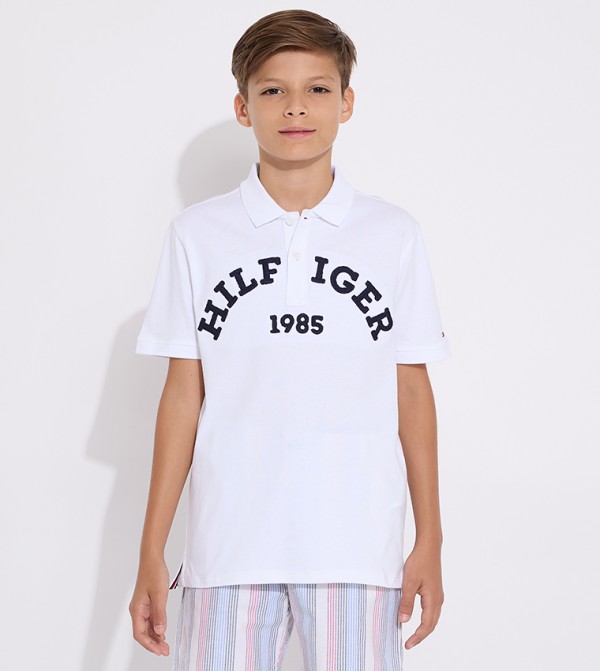 Monotype Embroidered Polo T-Shirt