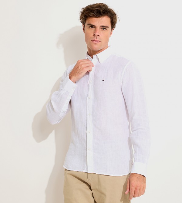 Logo Detail Long Sleeves Shirt