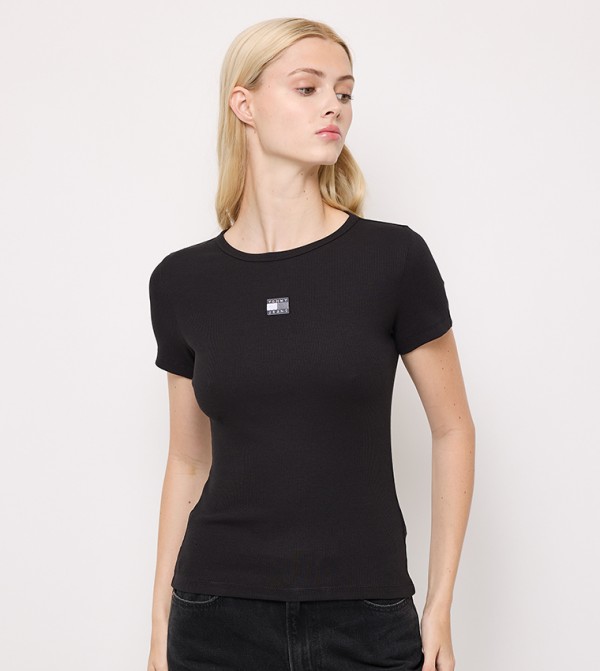 Logo Badge Short Sleeves T-Shirt