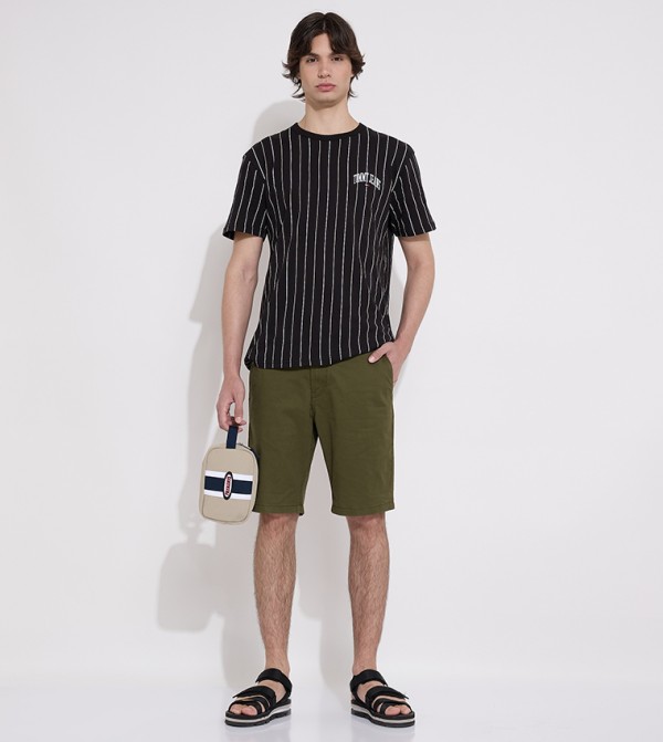 Solid Chino Shorts