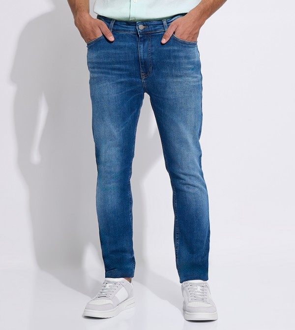 Washed Skinny Fit Jeans
