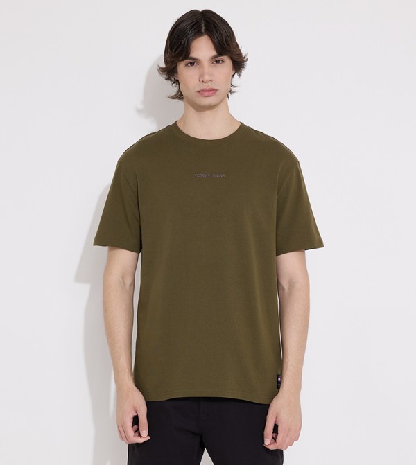 Logo Embroidered Short Sleeves T-Shirt