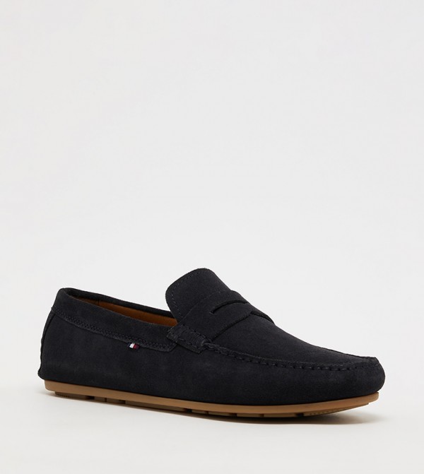 Round Toe Slip-On Loafers
