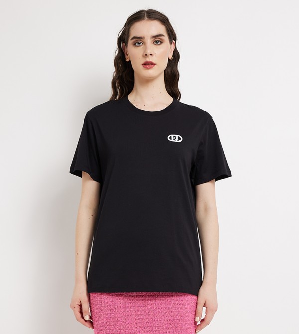 Back-Print Short Sleeves Top