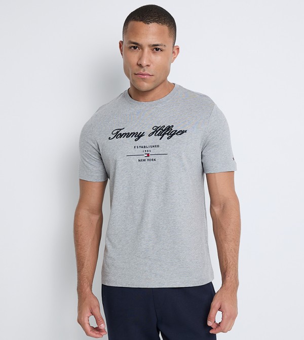 Logo Embroidered Short Sleeves T-Shirt