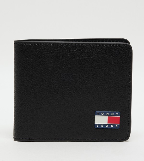 Logo Detail Suede Duff Wallet