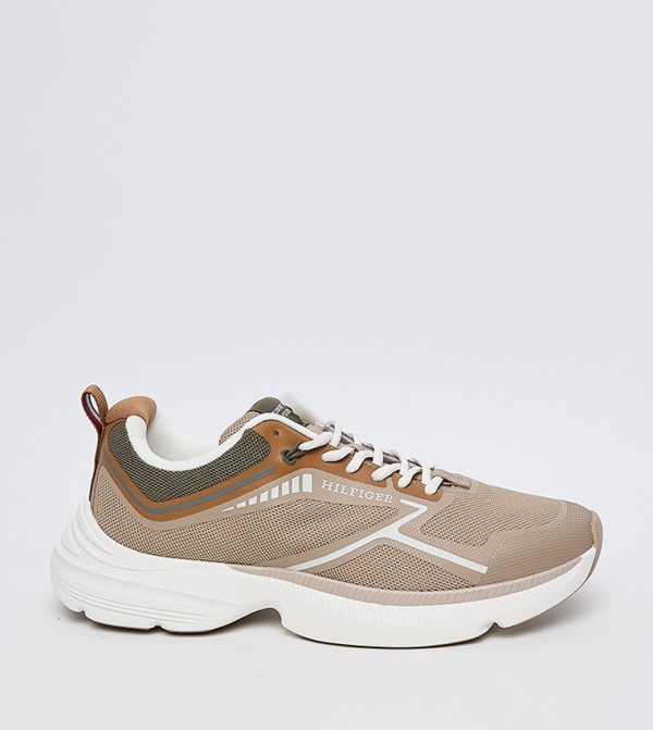 DYNAFAST Logo Printed Runner Sneakers