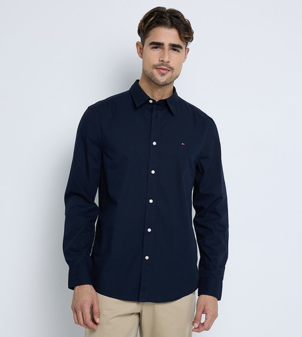 Logo Detail Long Sleeves Shirt