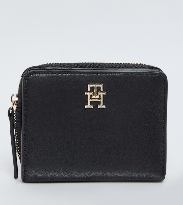 Monogram Detail Mini Wallet
