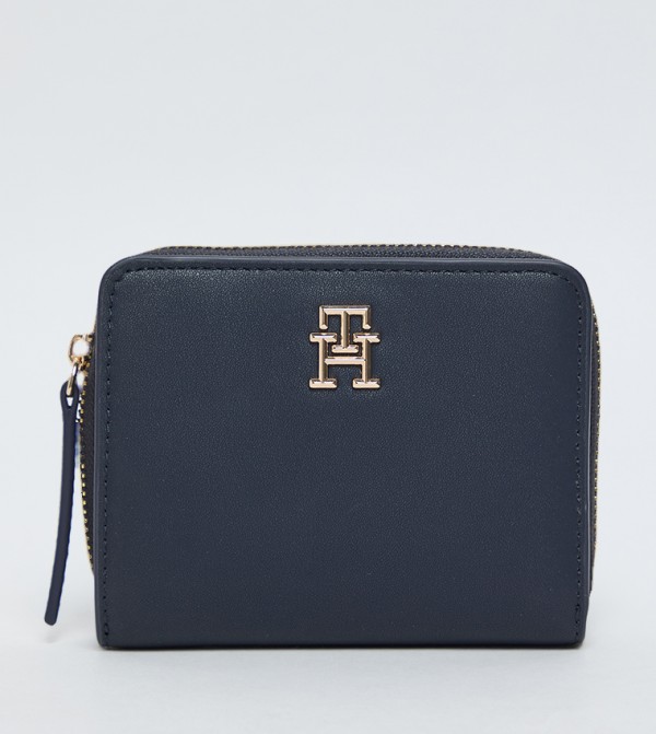 Monogram Detail Mini Wallet