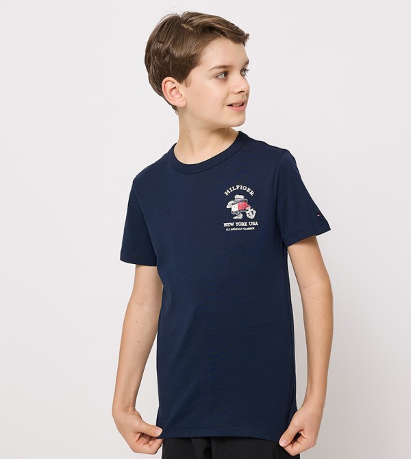 Printed Crew Neck T-Shirt