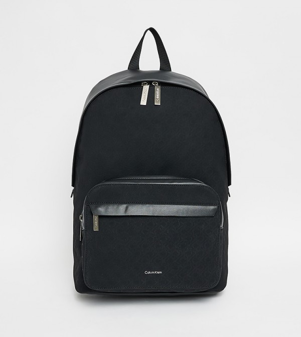 Must Monogram Detail Backpack