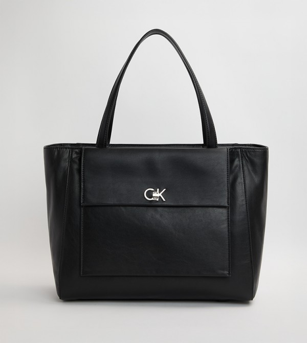 Monogram Detail Tote Bag
