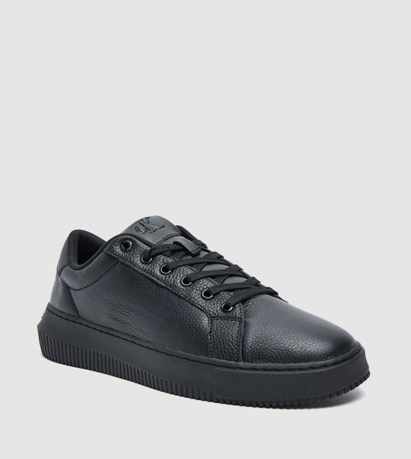 Textured Platform Sneakers