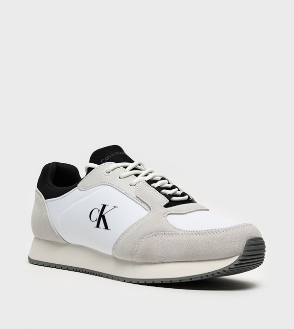 Color Block Lace Up Sneakers