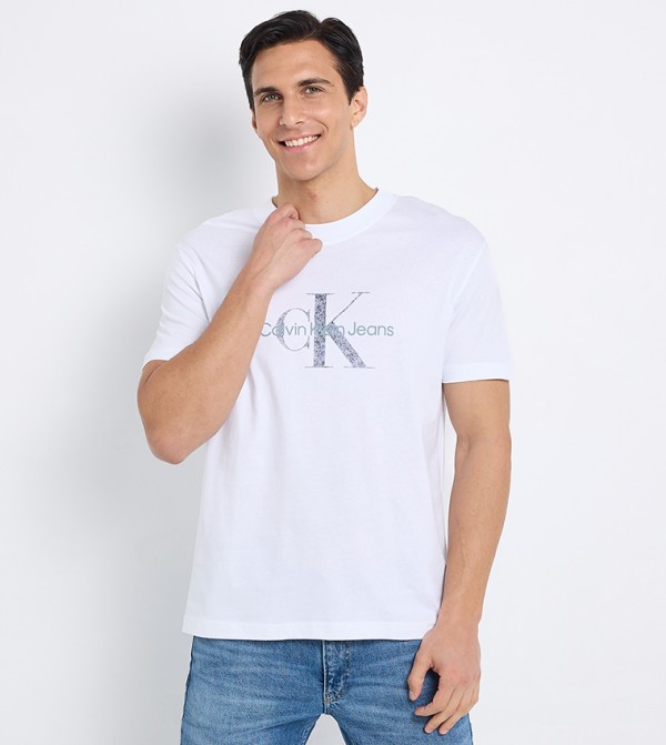 Logo Printed Crew Neck T-Shirt