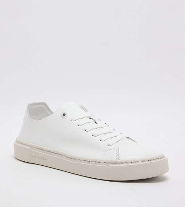 Unlined Lace-Up Sneakers