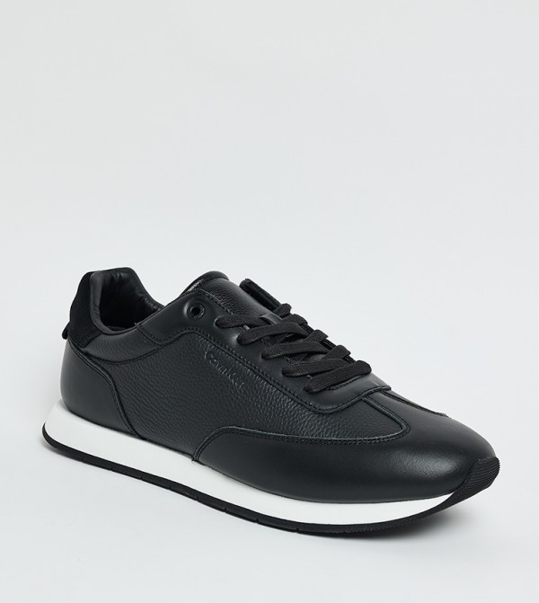 Textured Lace Up Sneakers