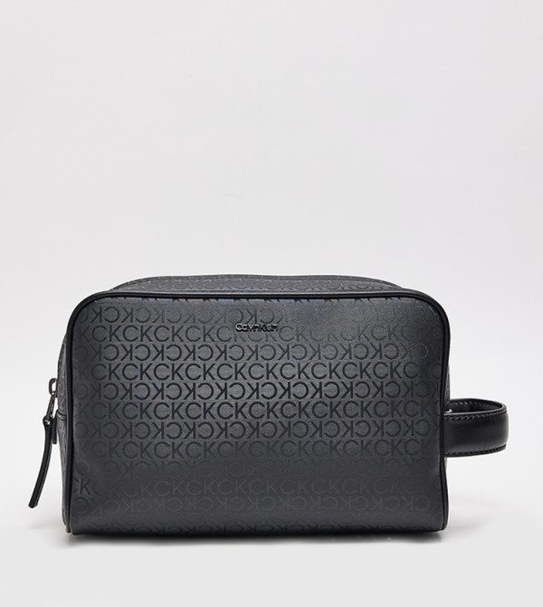 Sleek Patterned Toiletry Bag