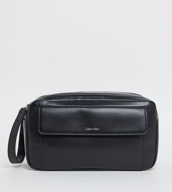 Logo Detail Toiletry Bag