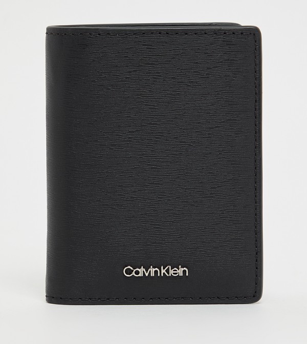 Logo Detail Bi-Fold Card Holder