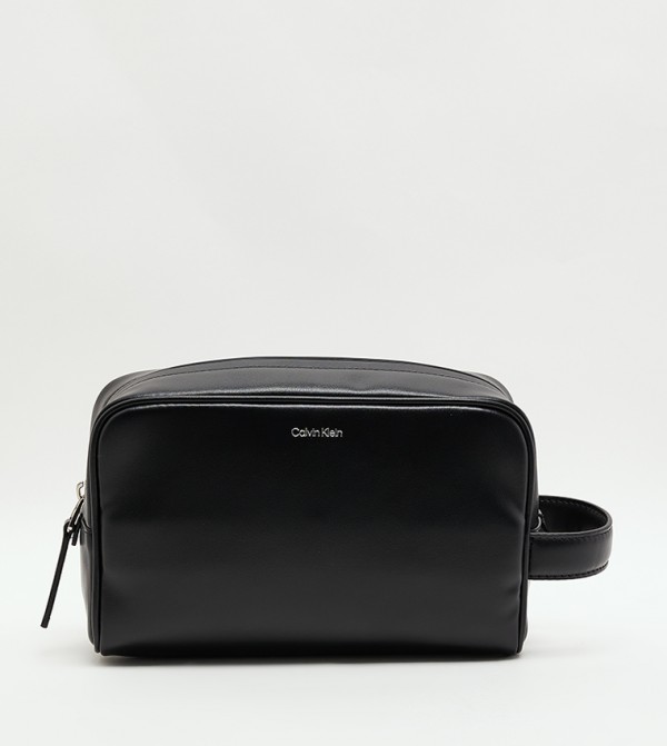 Logo Detail Toiletry Bag