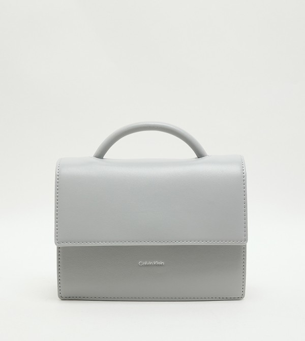Logo Detail Top Handle Crossbody Bag