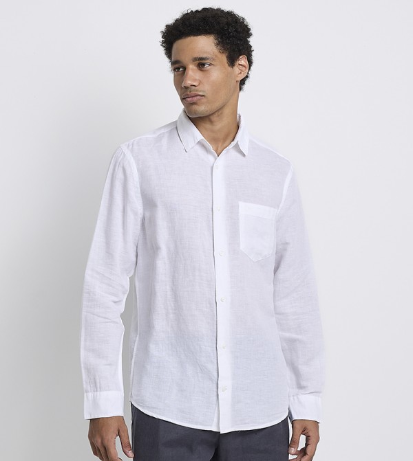 Pocket Detail Long Sleeves Shirt