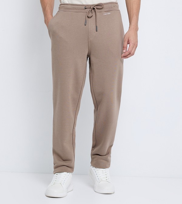 Logo Print Drawstring Waist Sweatpants