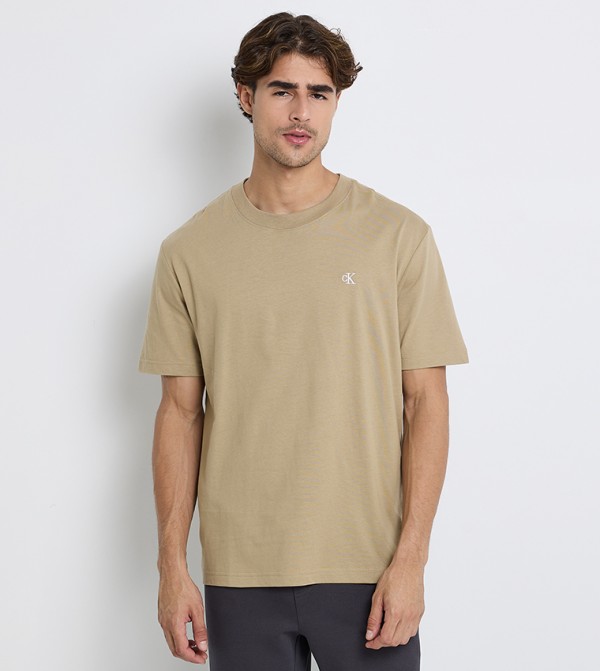 Serif Monogram Crew Neck T-Shirt