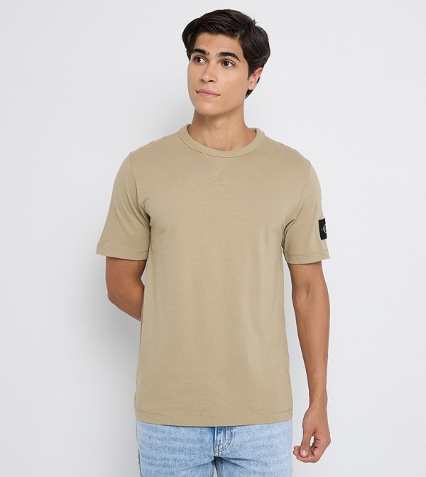 Badge Detail Short Sleeves T-Shirt