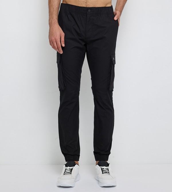 Mid Rise Slim Fit Cargo Pants