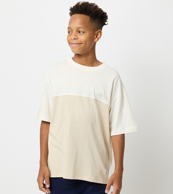 Color Block Crew Neck T-Shirt