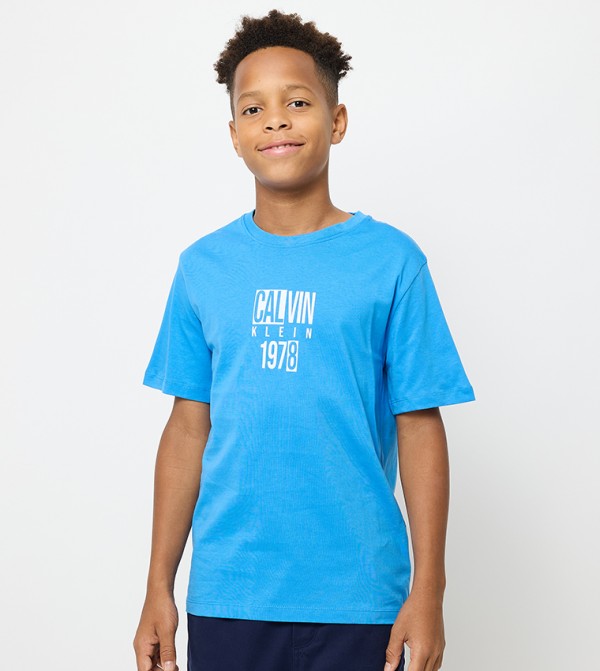 Logo Printed Crew Neck T-Shirt