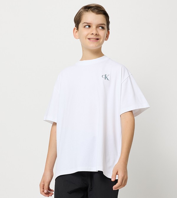 Logo Printed Crew Neck T-Shirt