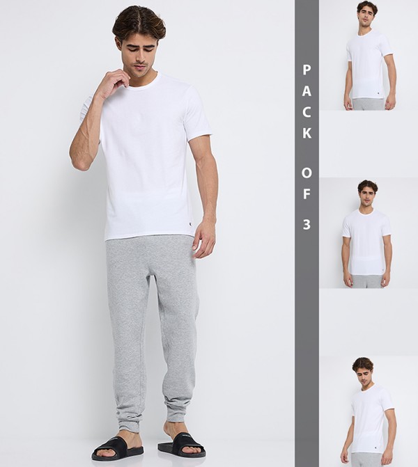 Pack of 3 Short Sleeves Undershirt
