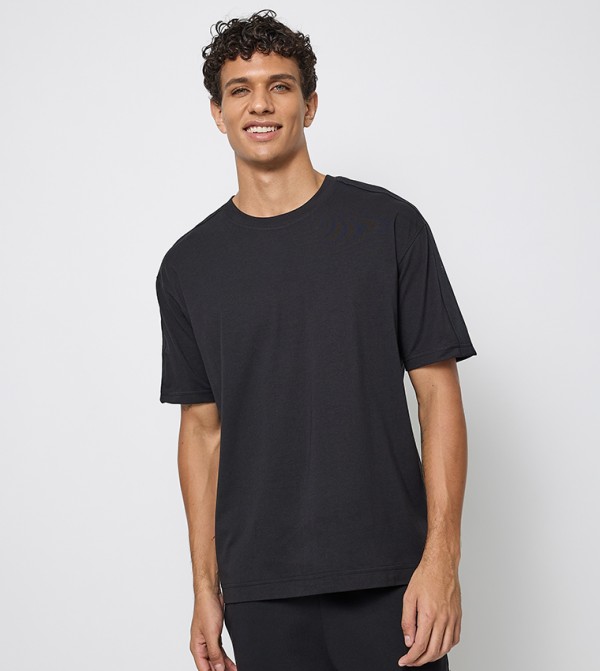 Logo Tape Crew Neck T-Shirt