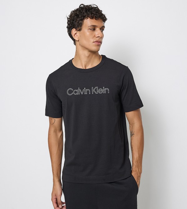Logo Printed Crew Neck T-Shirt