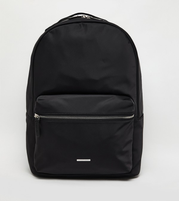SLEEK Front Pocket Nylon Backpack