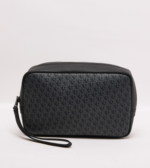 MATTE Monogram Patterned Toiletry Bag