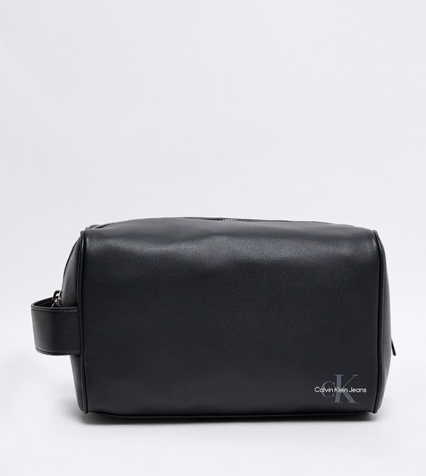 Logo Detail Toiletry Bag