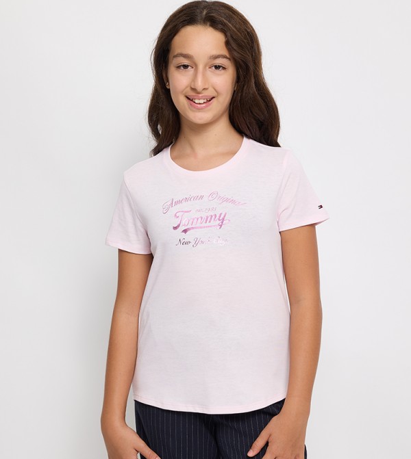 Printed Crew Neck T-Shirt